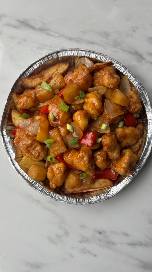 Sweet and sour loaded chips
