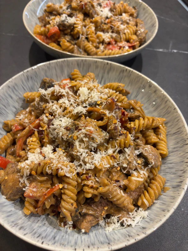 Steak Fajita Pasta