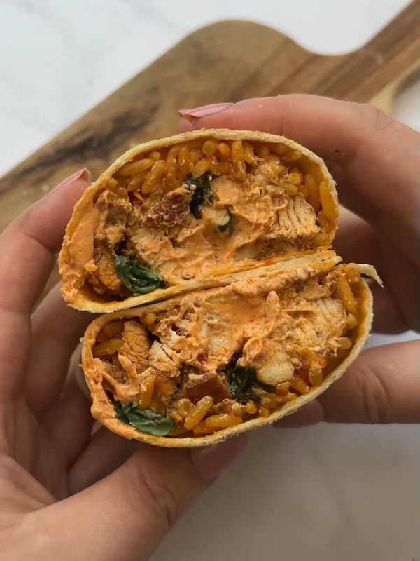 Marry me chicken burrito