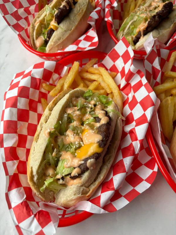 Air fryer big mac baguettes