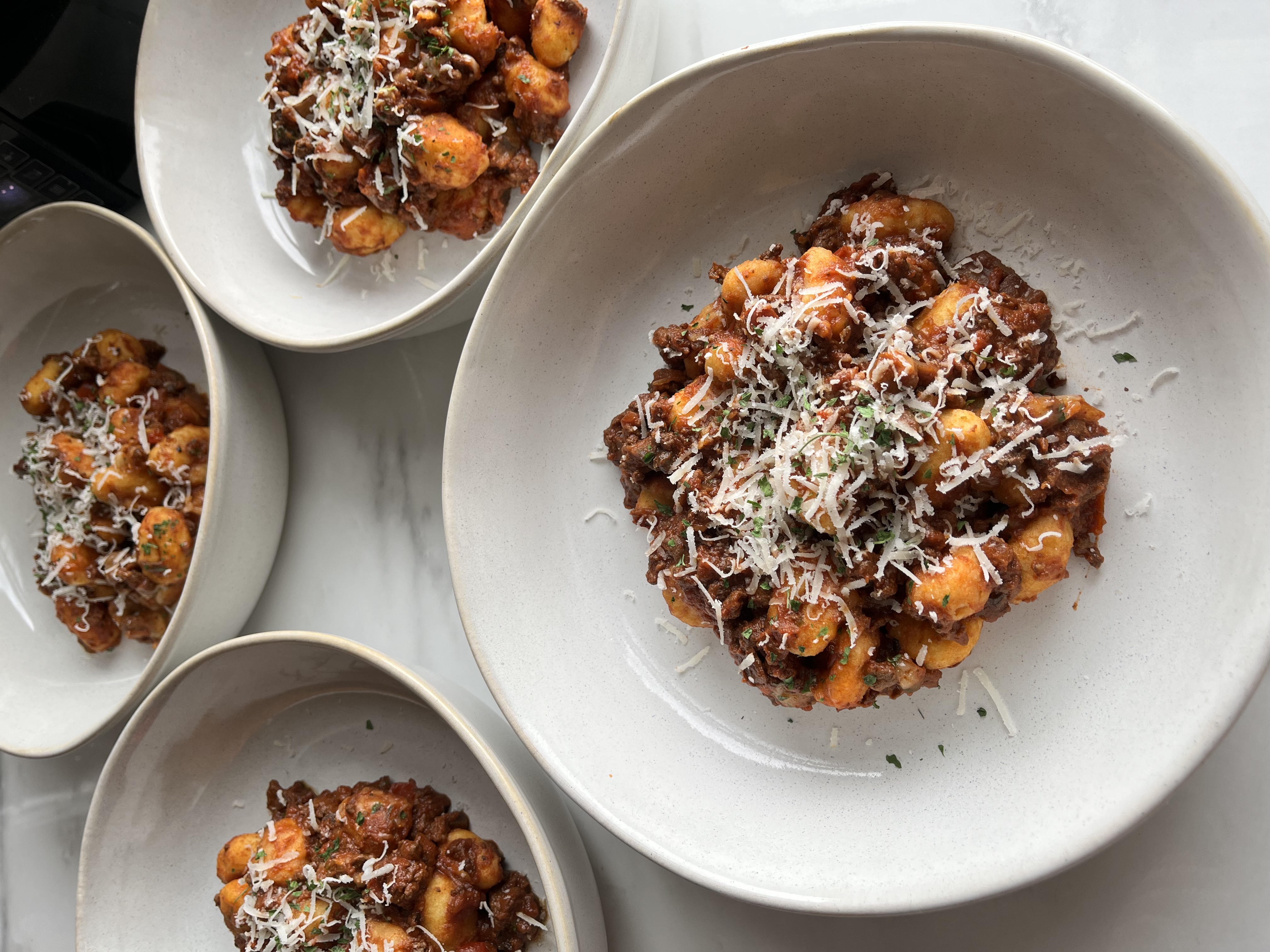 Slow cooker gnocchi bolognese