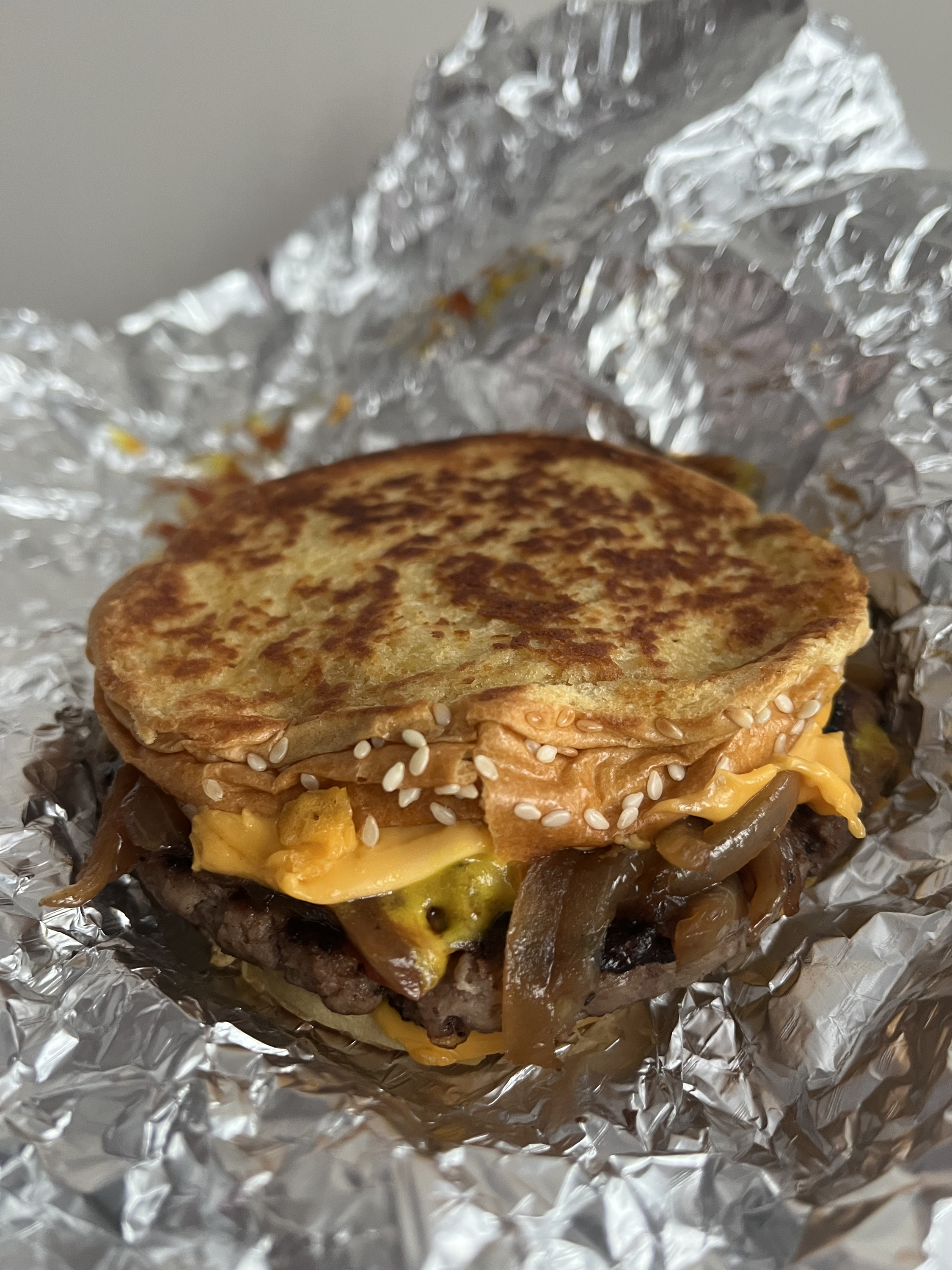 Five guys burger and cajun fries