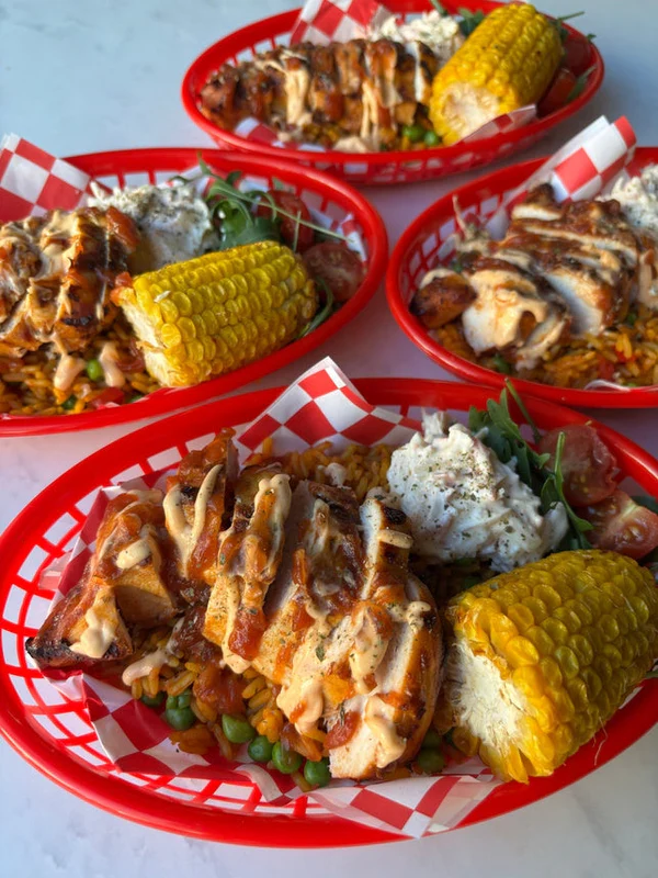 Nando's rice & chicken bowls