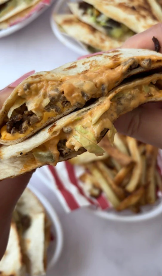 Big mac quesadillas