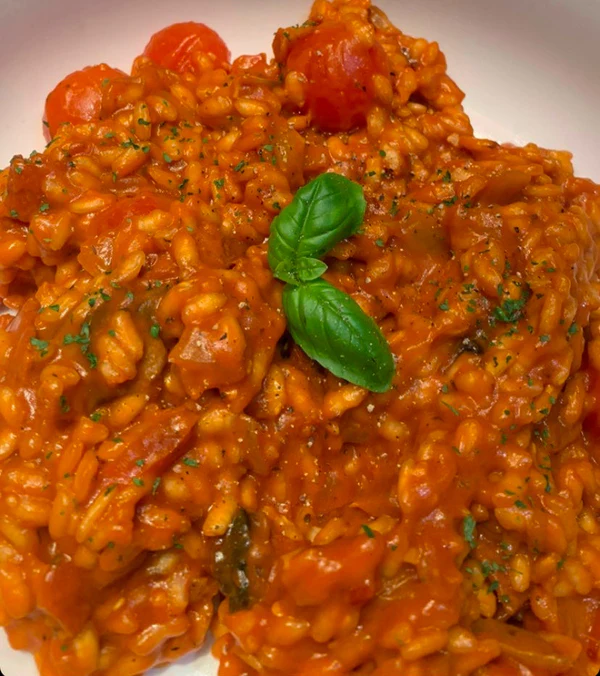 Pizza risotto