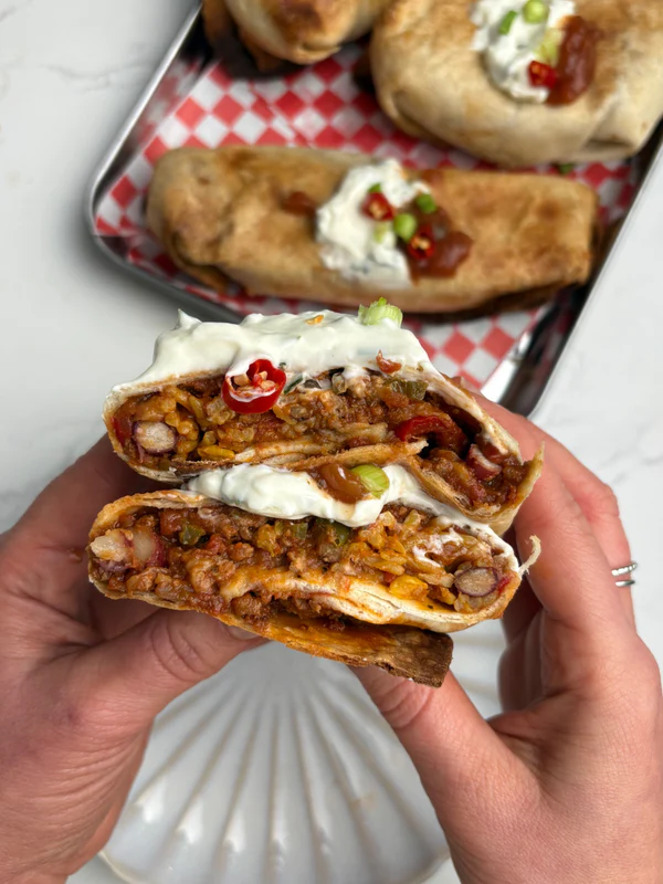 Chilli chimichangas
