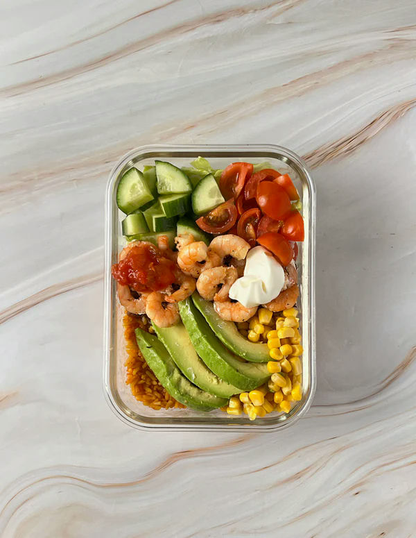 Prawn Taco Bowl