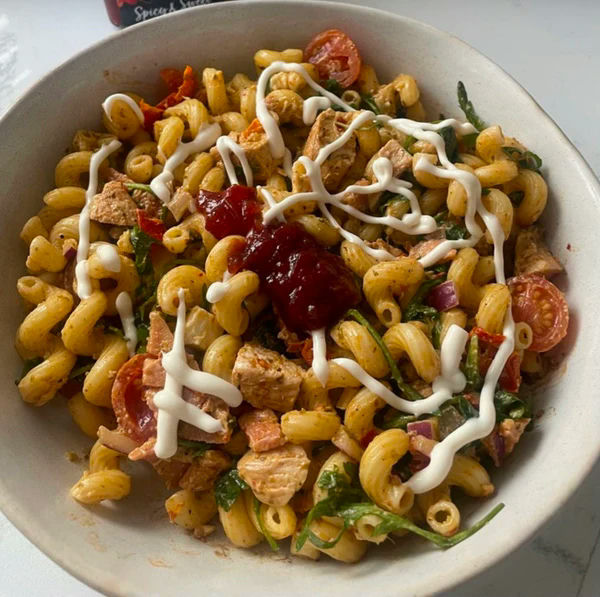 Pesto pasta salad