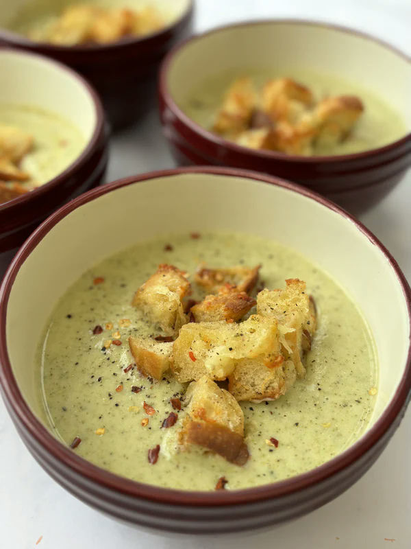 Boursin Broccoli soup