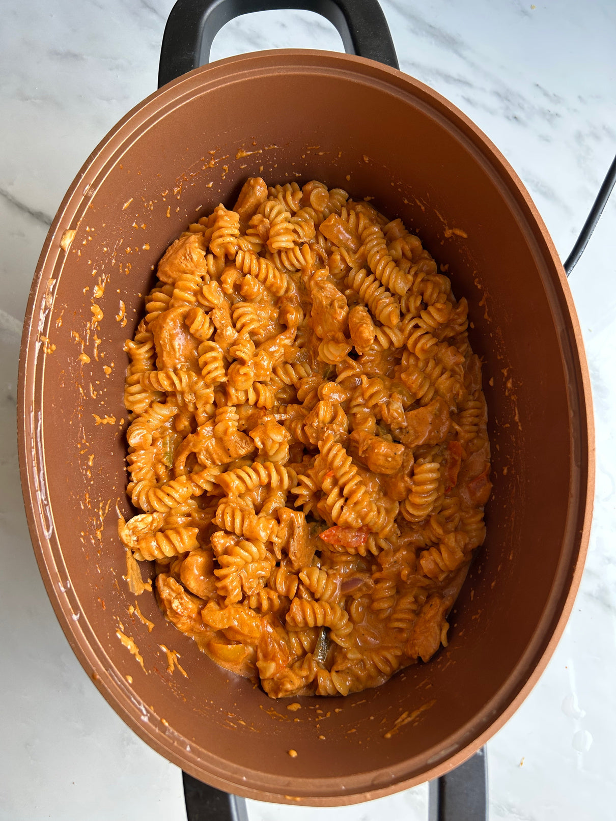 Slow cooker fajita pasta