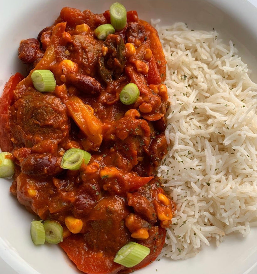Mex meatball casserole