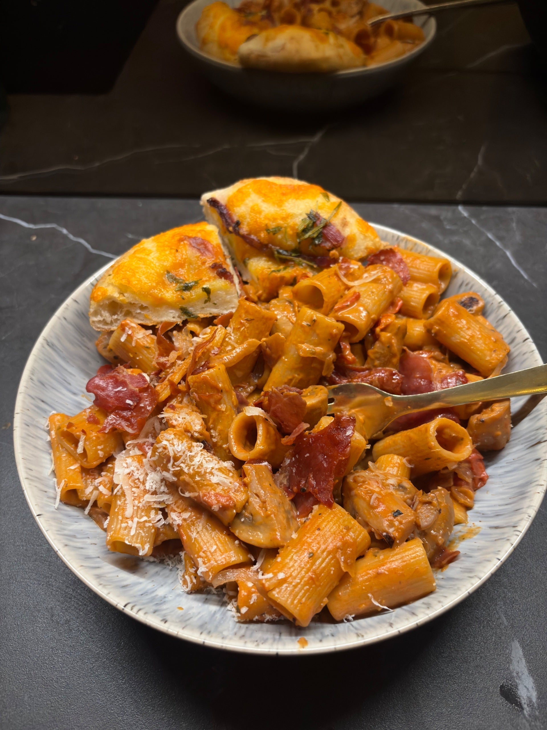 Spicy Vodka Rigatoni