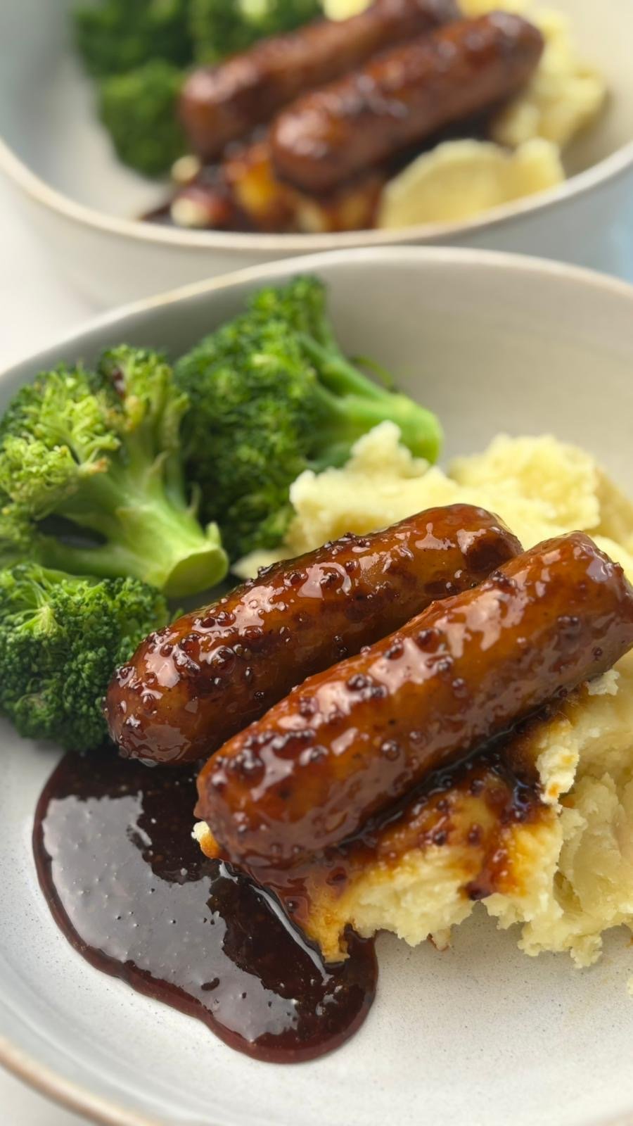 Slow Cooker Honey Mustard Sausages