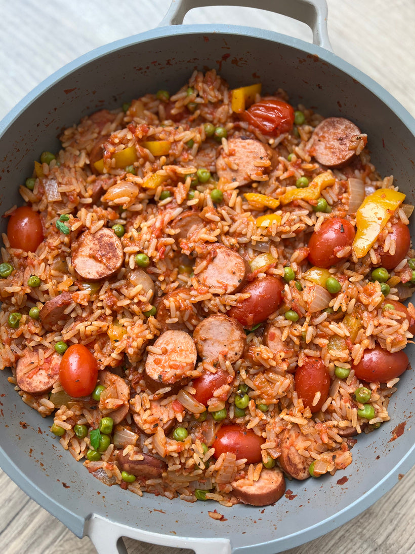 One pot cajun sausage rice