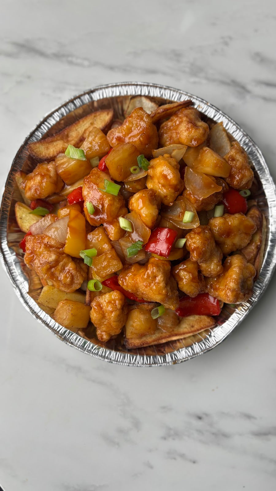Sweet & Sour Chicken Loaded Salt & Pepper Chips