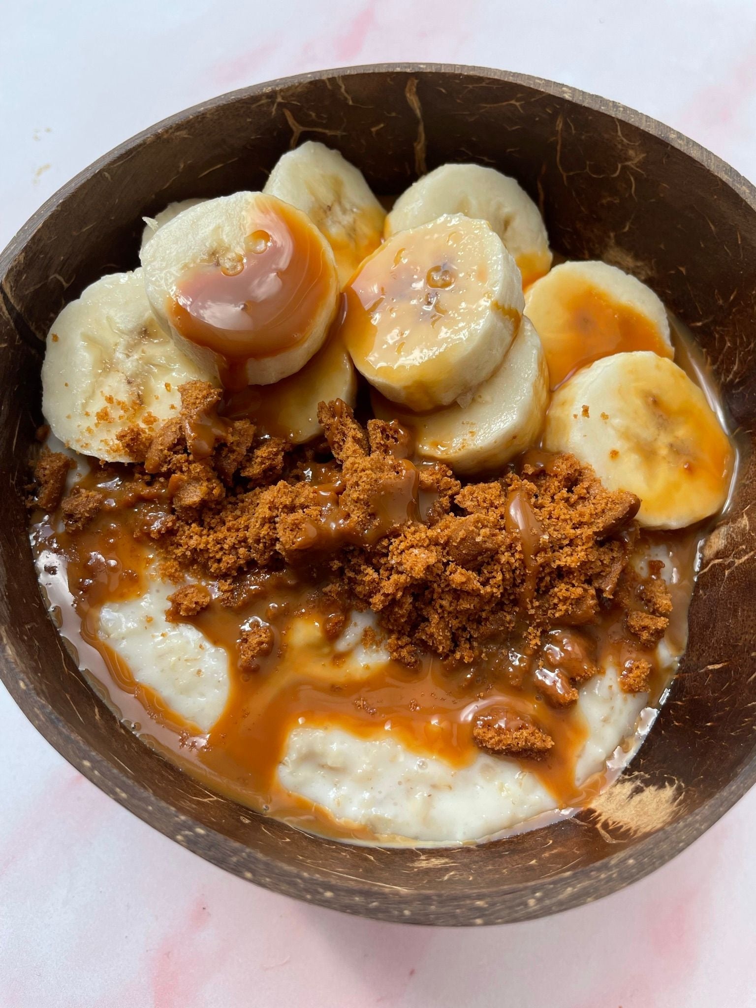 Banoffee porridge