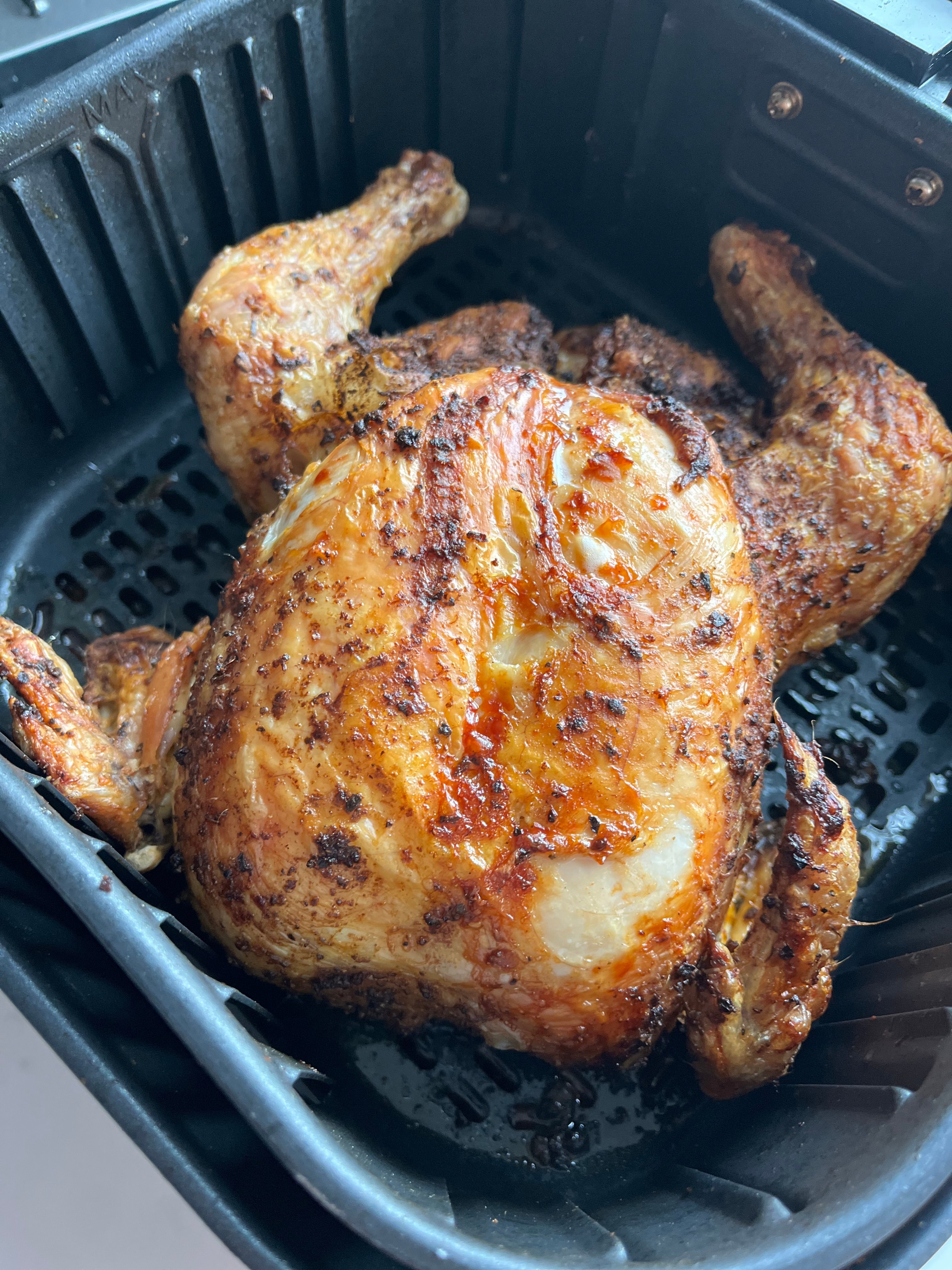 Air fryer roast chicken