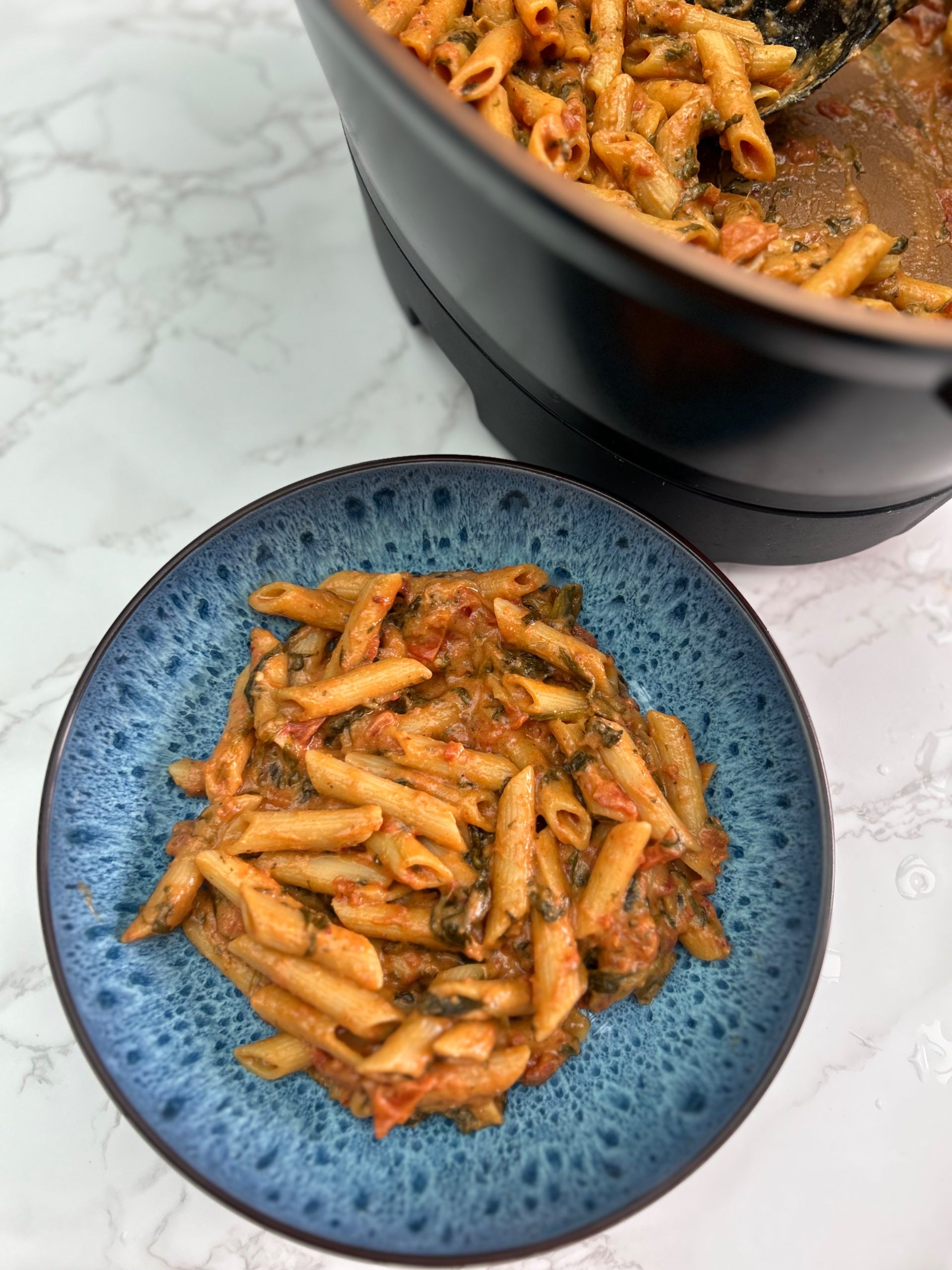 Slow Cooker Boursin Arrabbiata