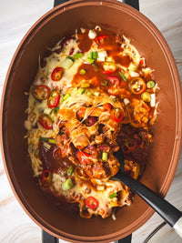 Slow cooker enchilada bake