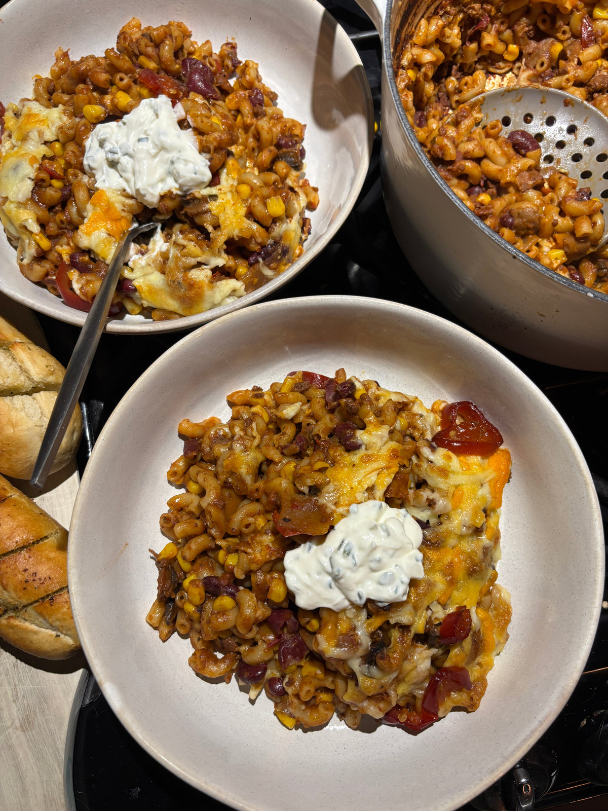 Chilli Macaroni Bake