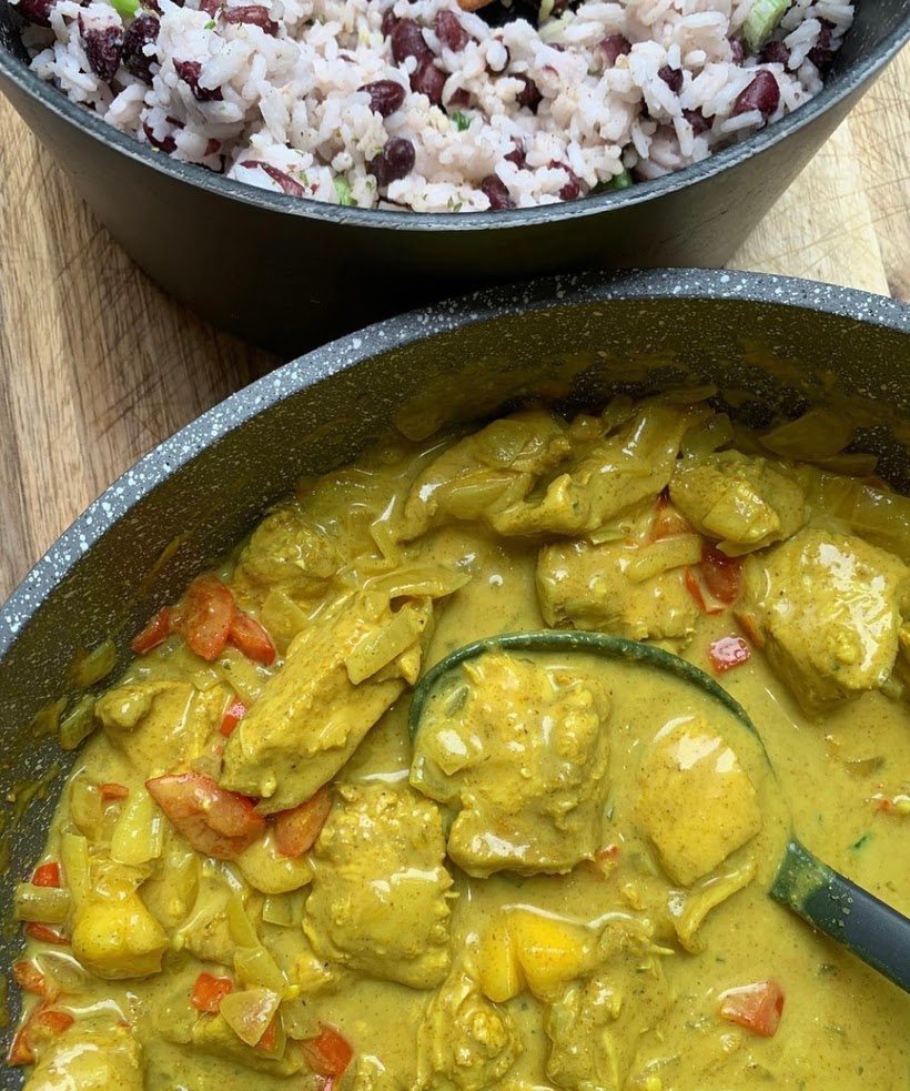Mango chicken curry