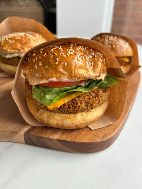 Spicy bean burgers