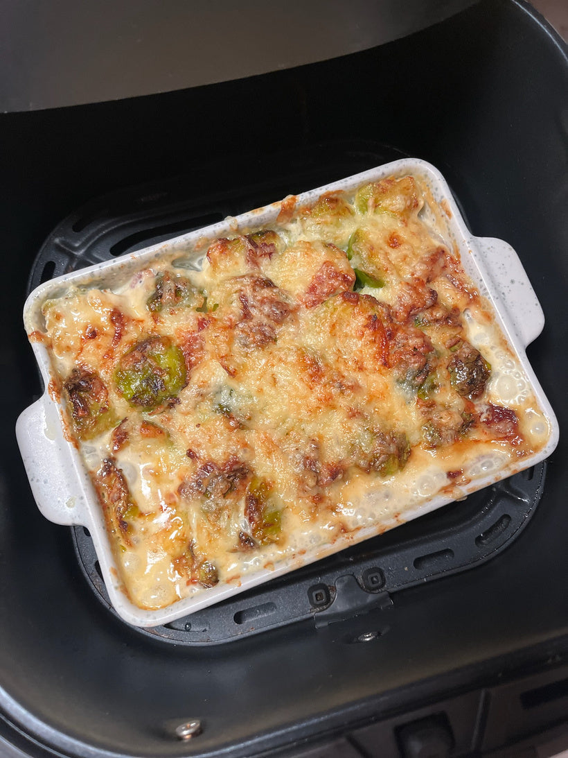 Air fryer creamy sprouts