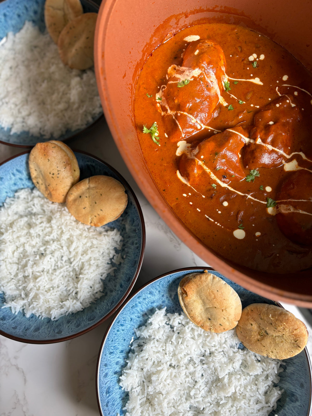 Slow cooker butter chicken curry