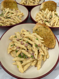Carbonara pasta bake