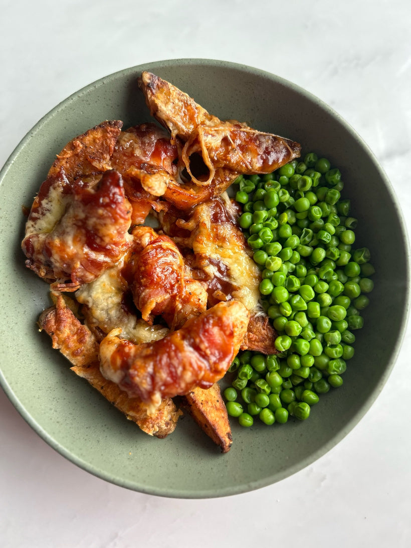 Air fryer hunter's chicken dipper traybake