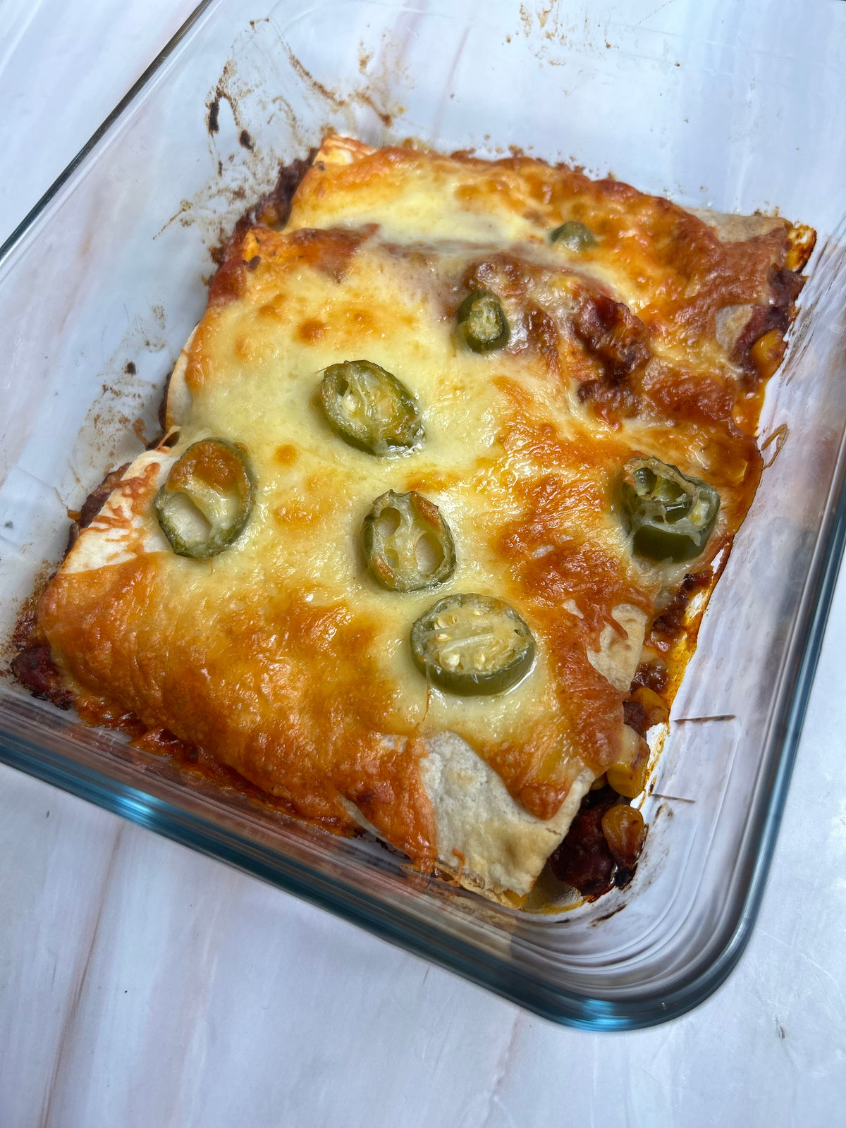 Beef enchiladas
