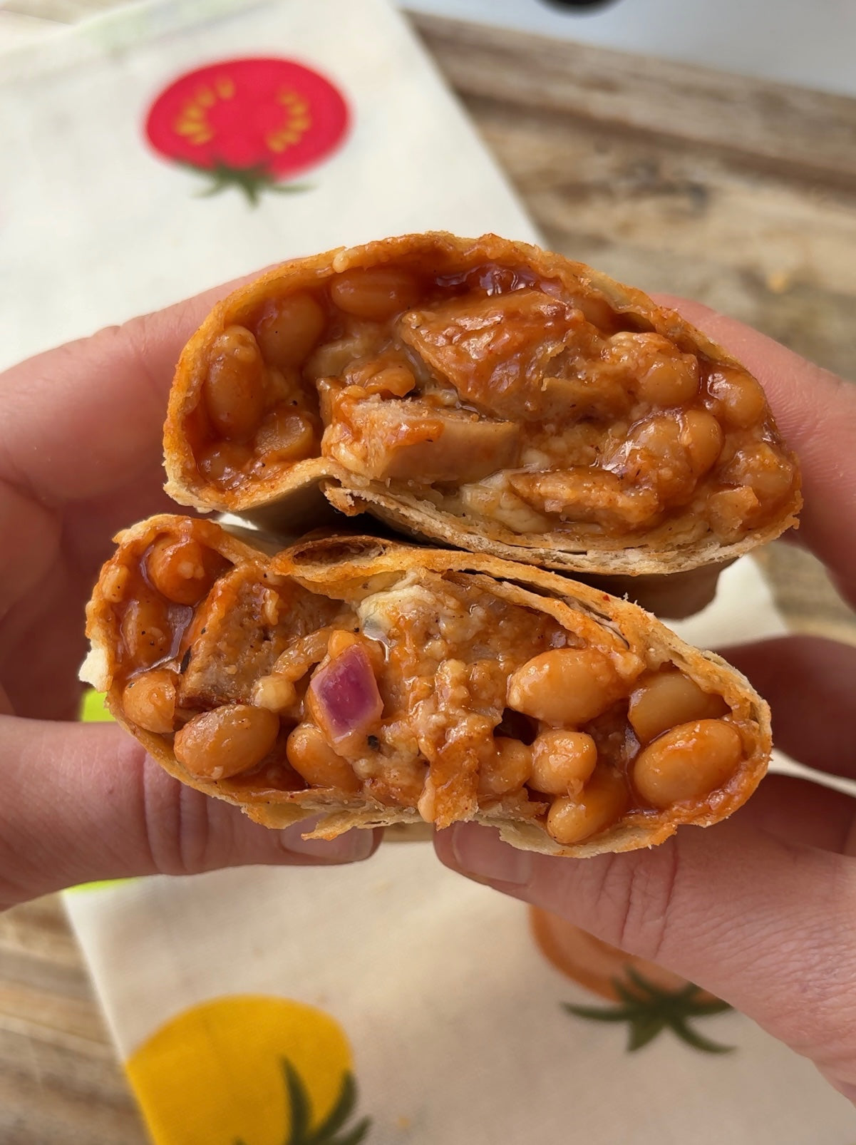 Sausage & Bean Wrap