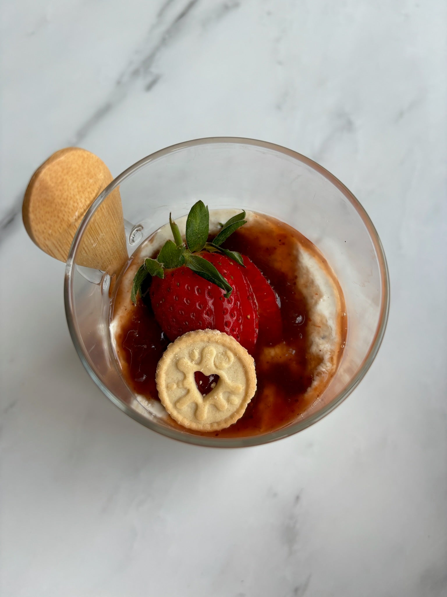 Toffee apple overnight oats