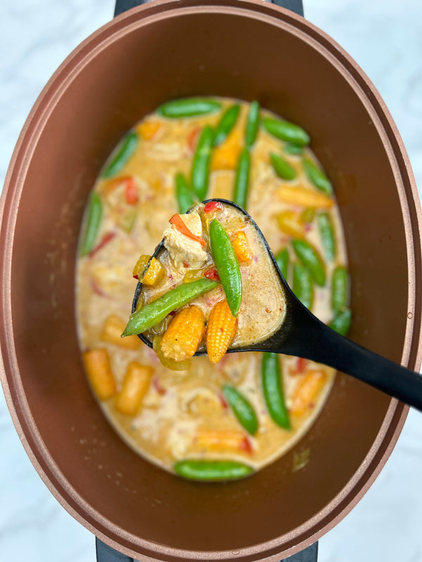 Slow cooker red thai curry