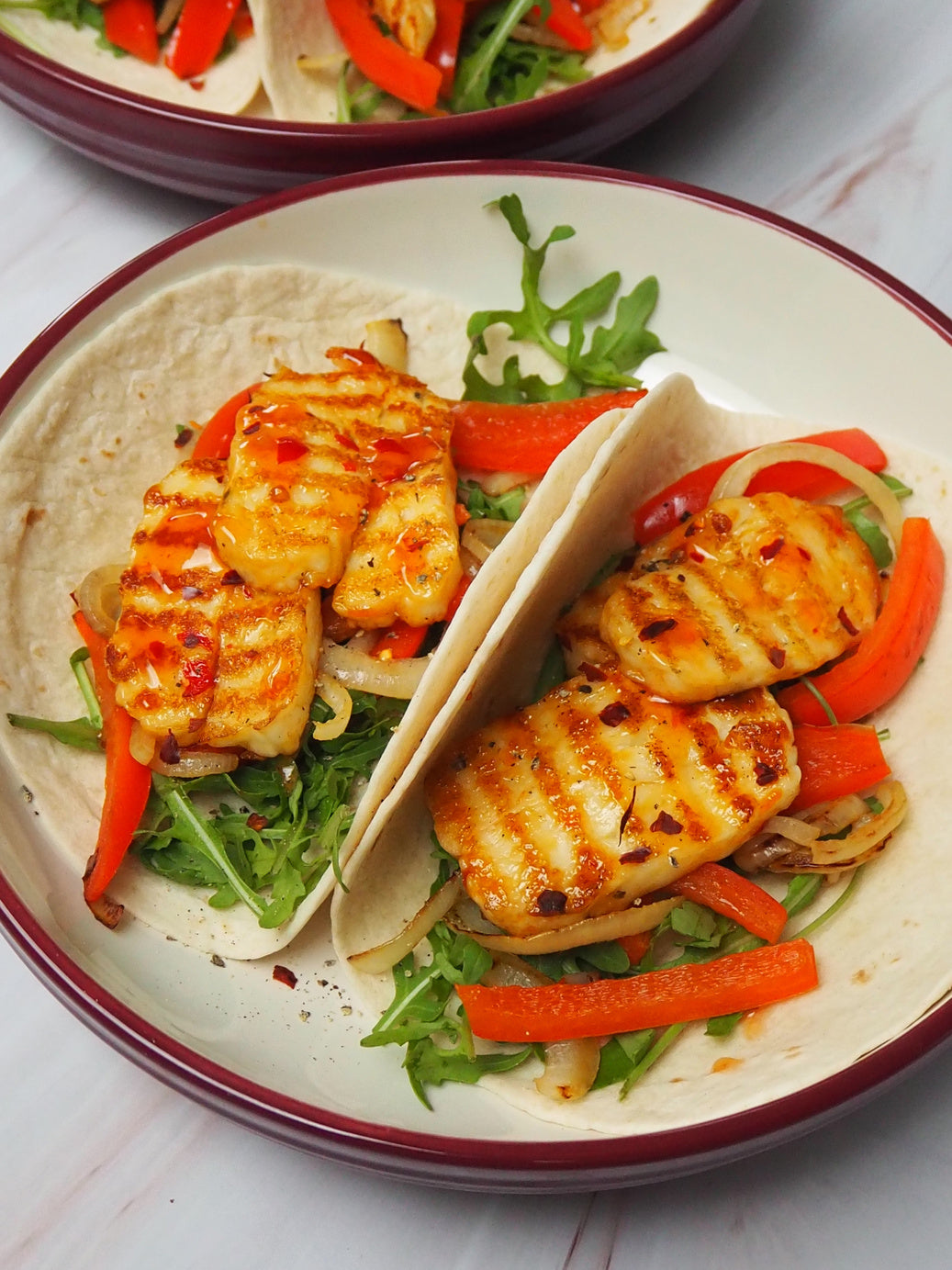 Halloumi tacos