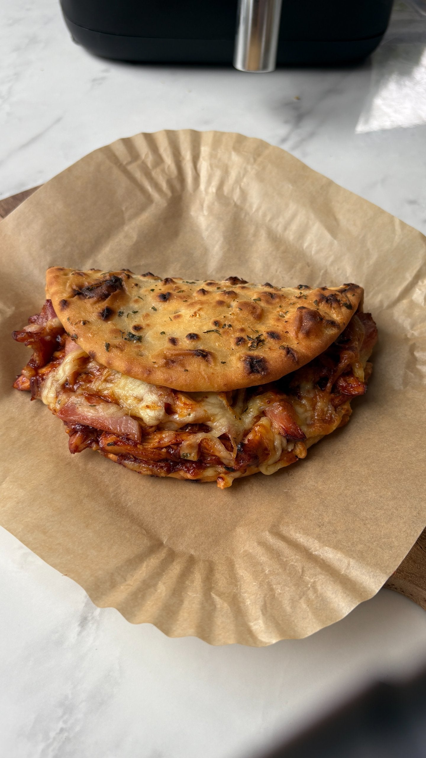 Hunter's chicken flatbread