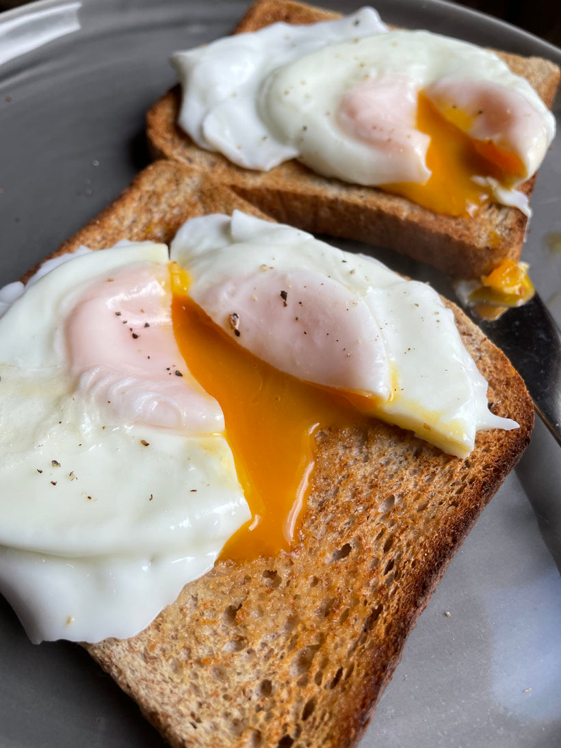 Poached eggs