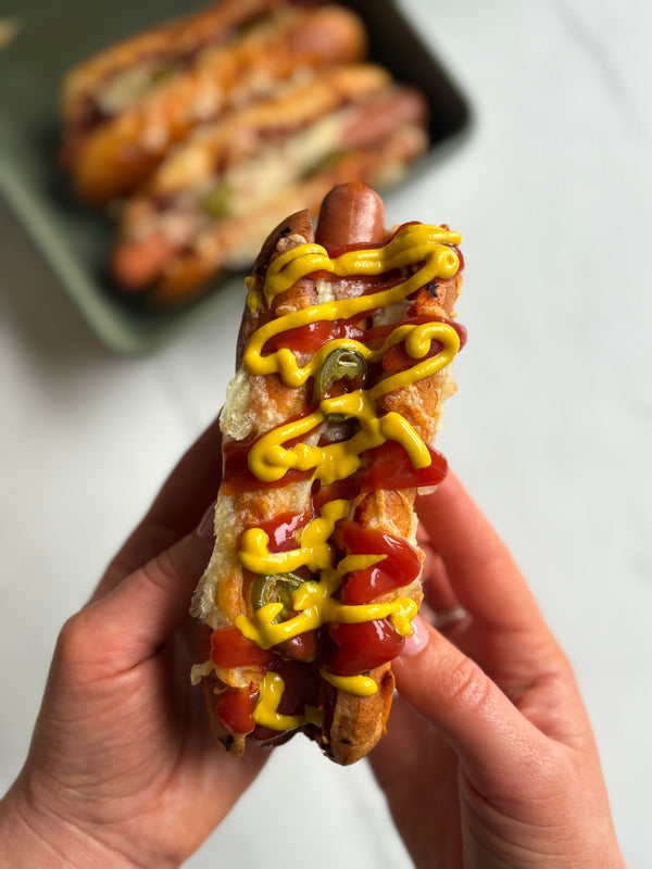 Air fryer pizza dogs