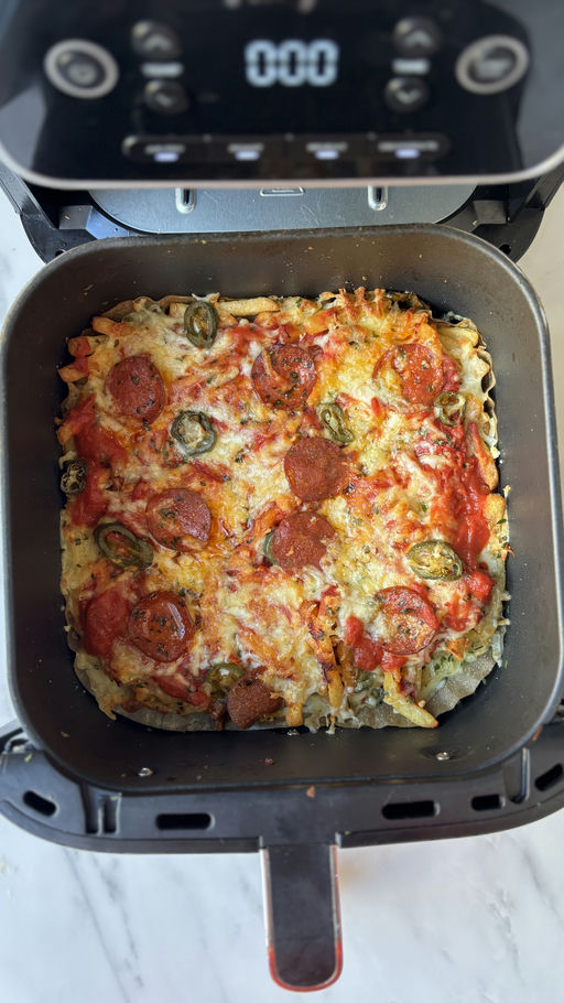 Air Fryer Pizza Loaded Fries