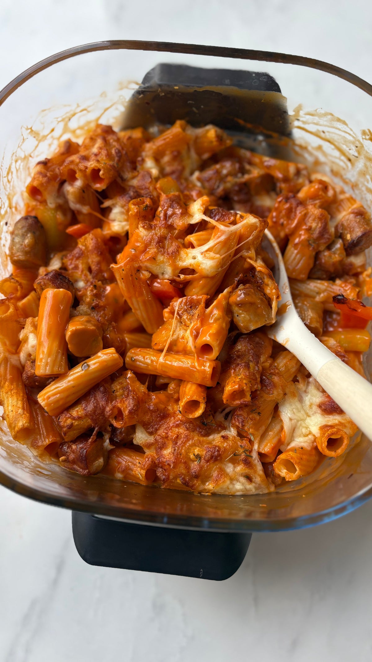Sausage and Pepper Pasta Bake