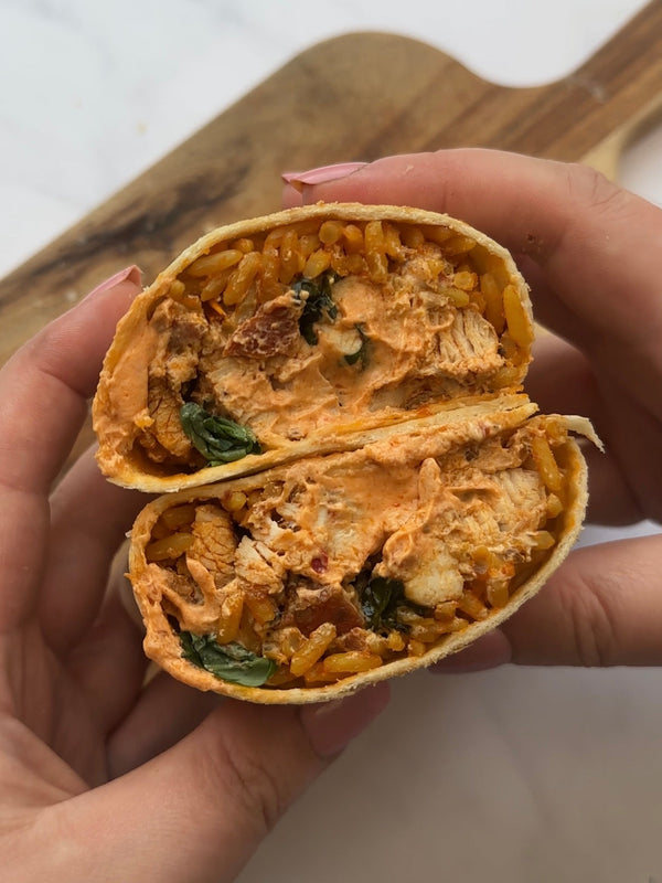 Marry me chicken burrito