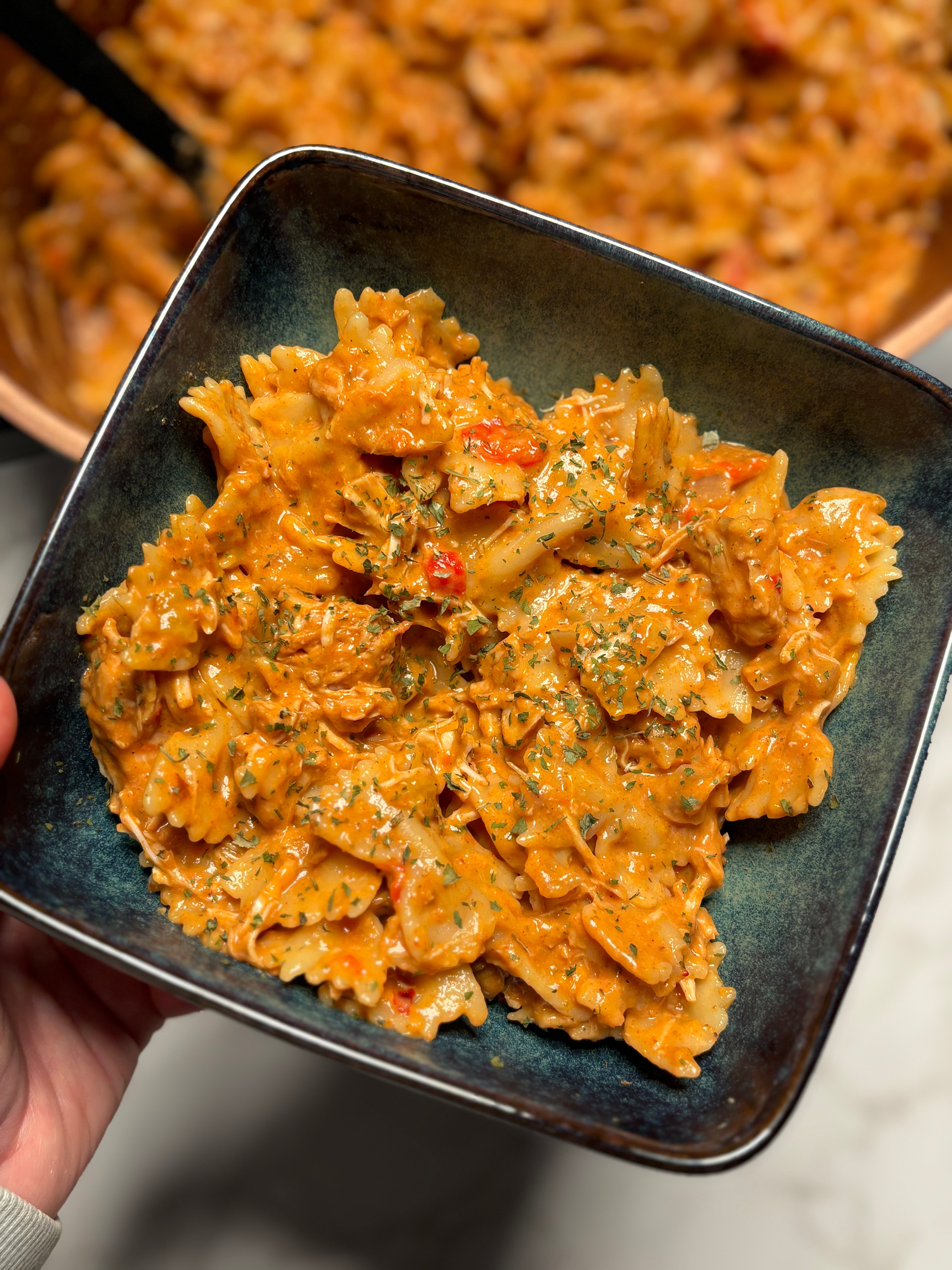 Slow cooker nando's pasta