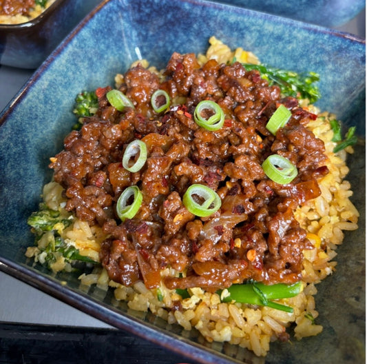 Honey Bbq Beef & Fried Rice