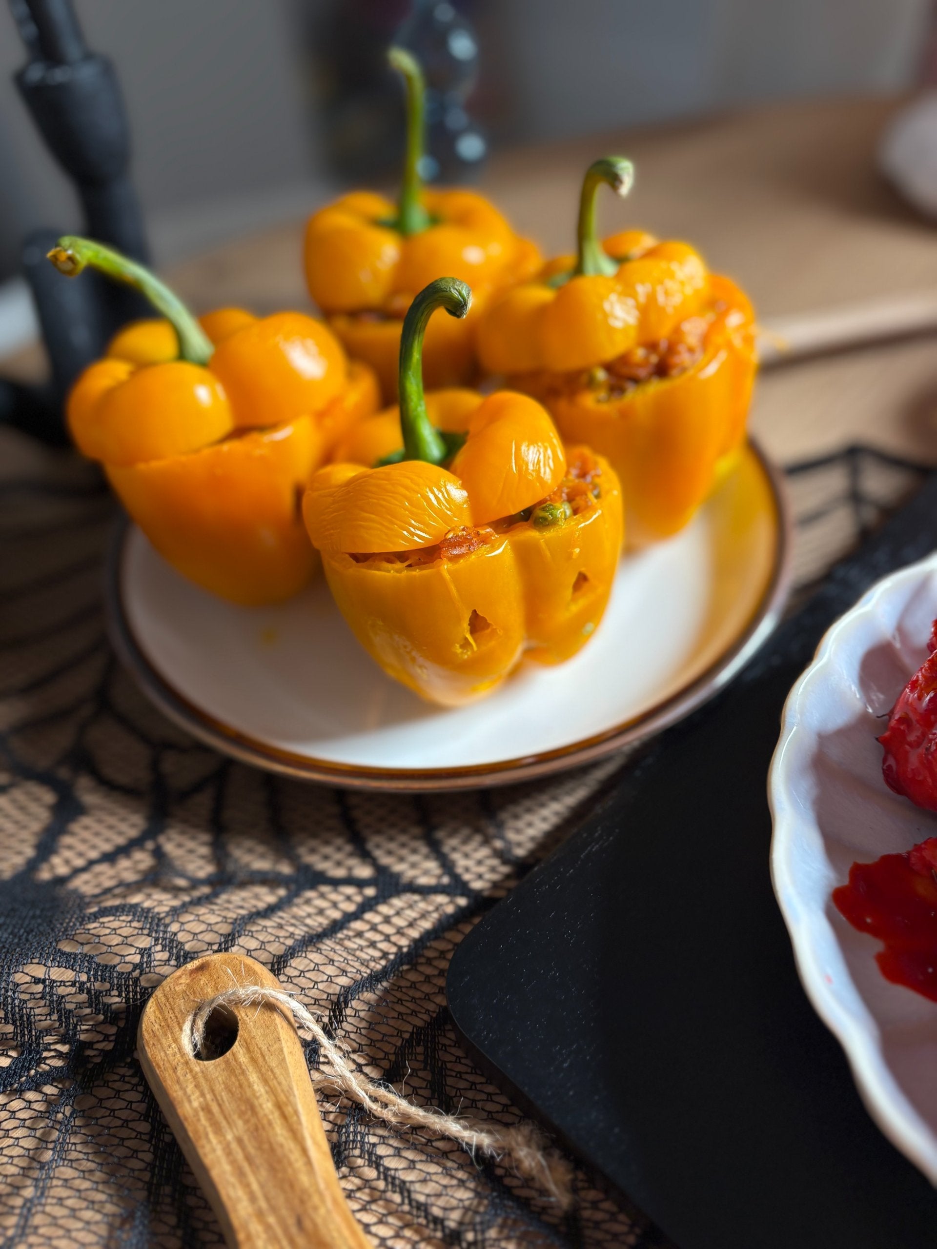 Nando's rice stuffed pumpkin peppers