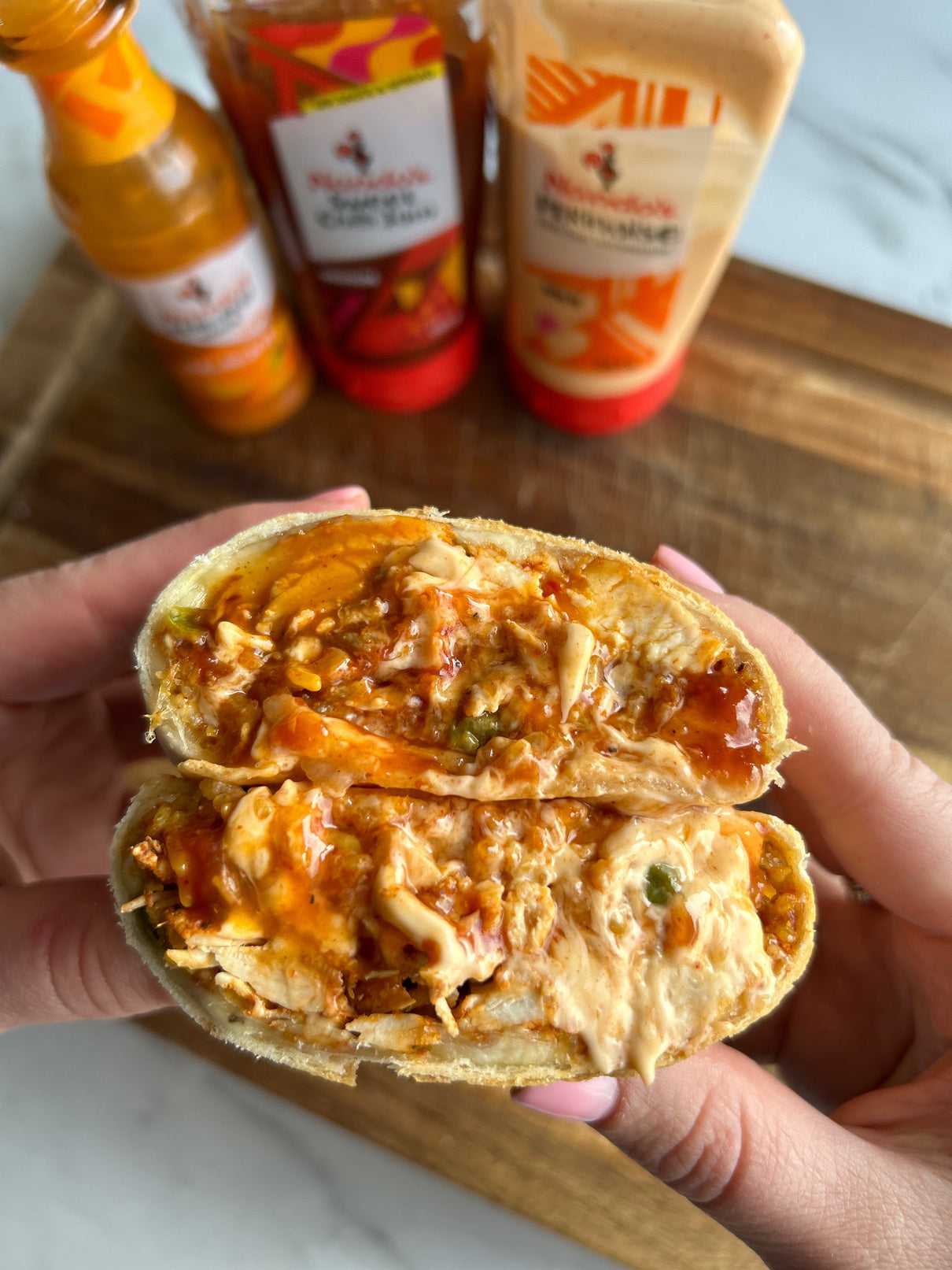 Nando's chicken burrito