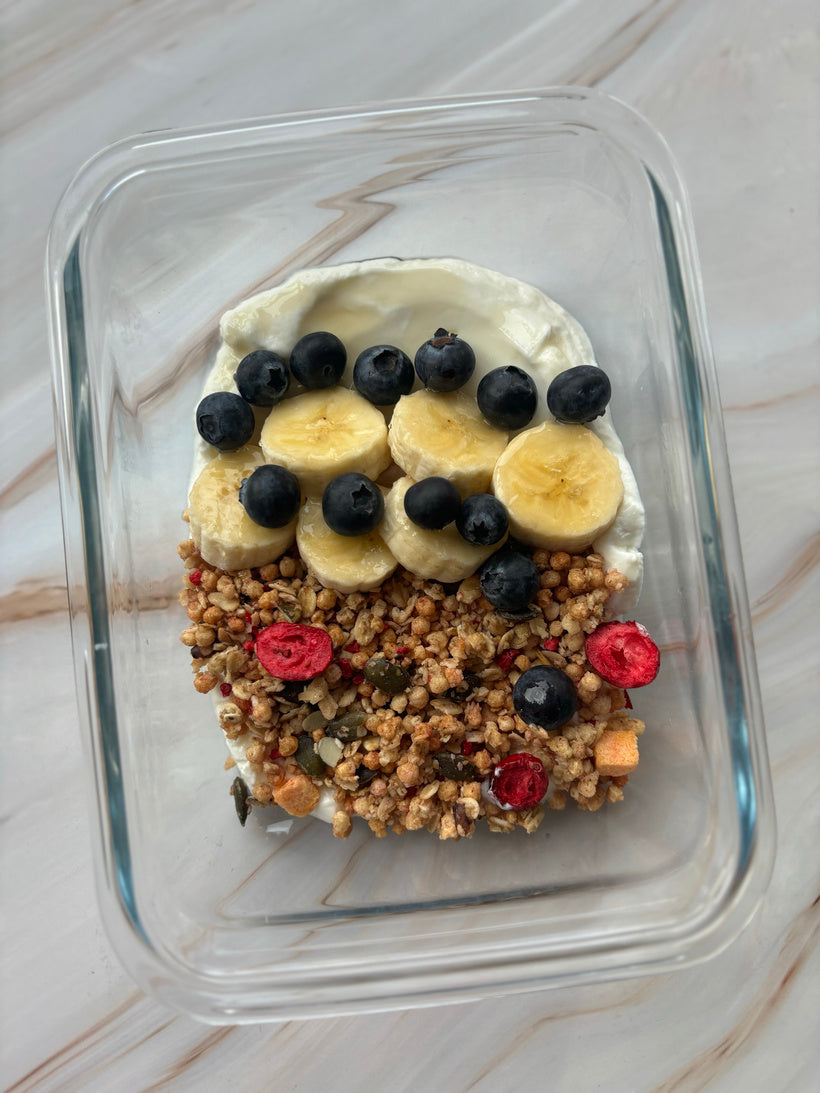 Yoghurt granola bowl