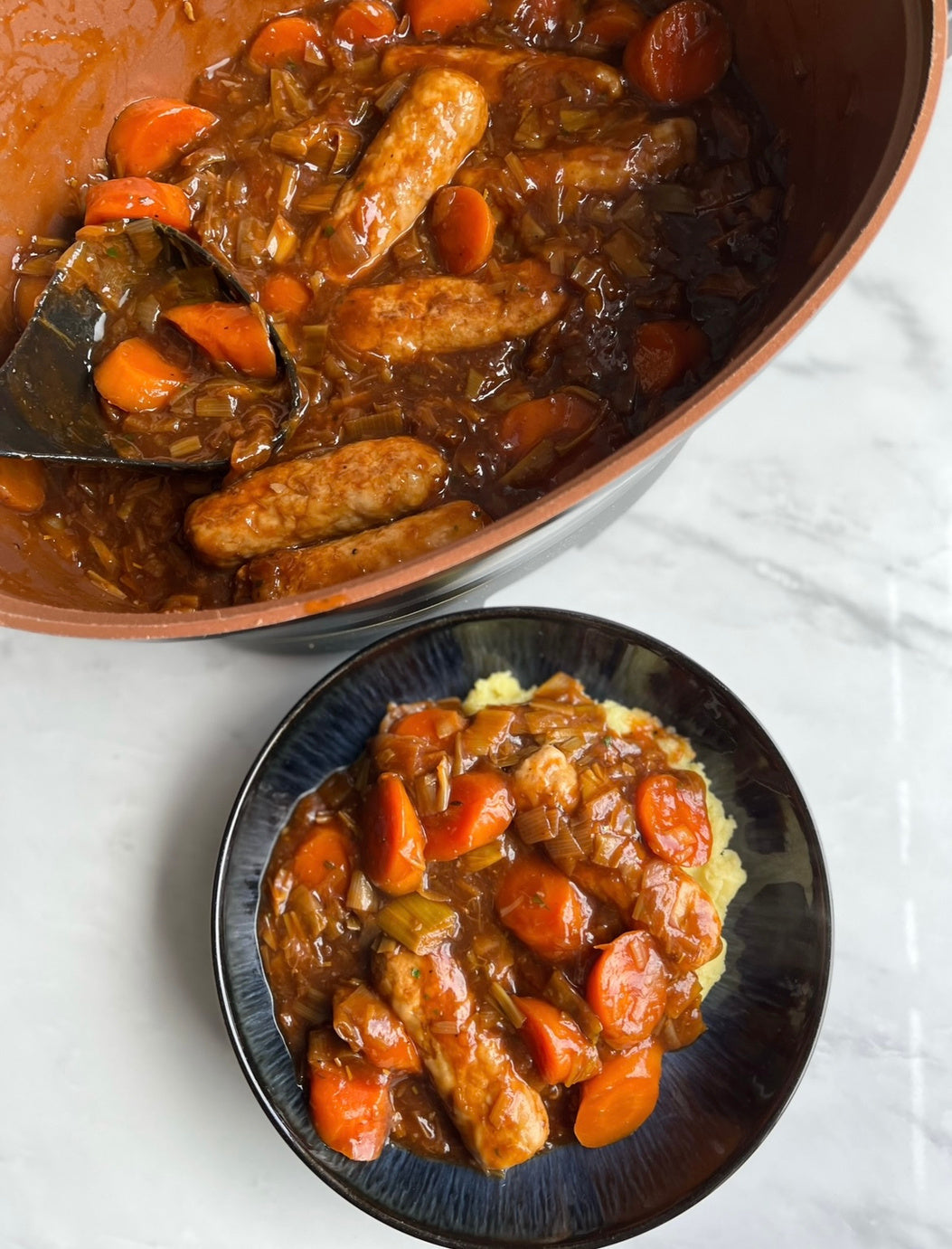Slow cooker sausage casserole