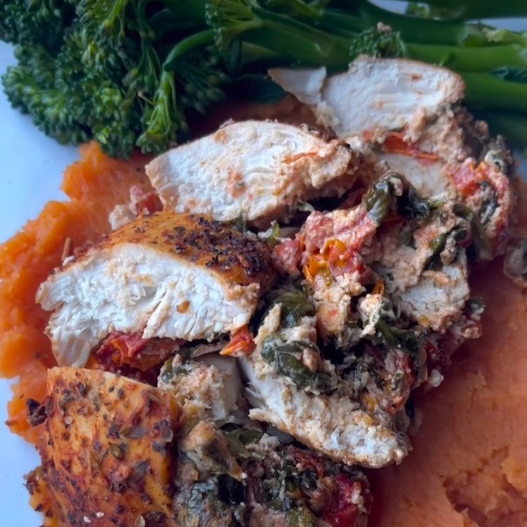 Boursin stuffed chicken