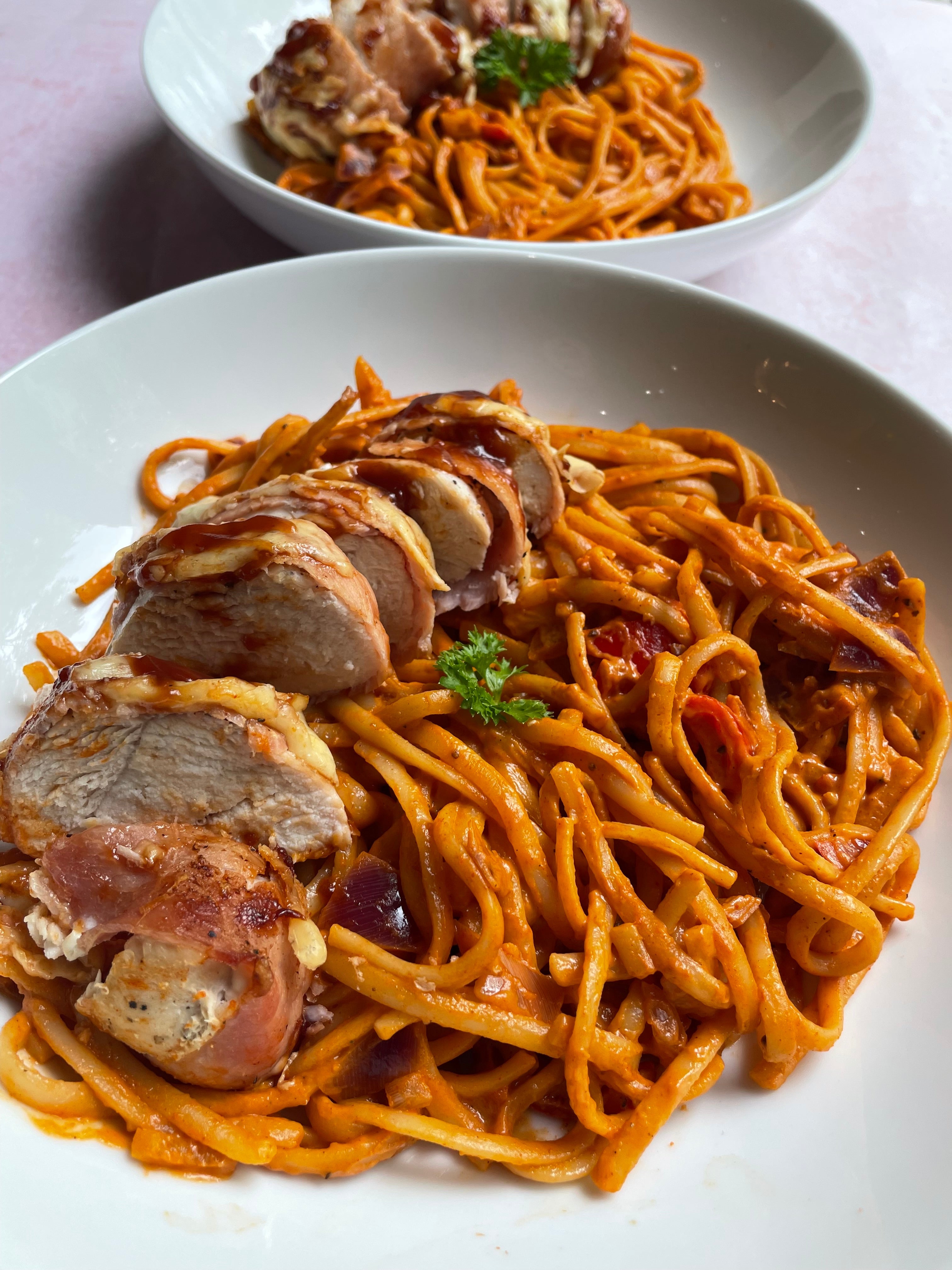 Hunter's chicken pasta