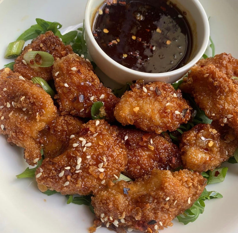Sesame chicken dippers
